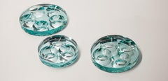 Fontana Arte Vide Poche Glass Bowl 1960 Set of 3