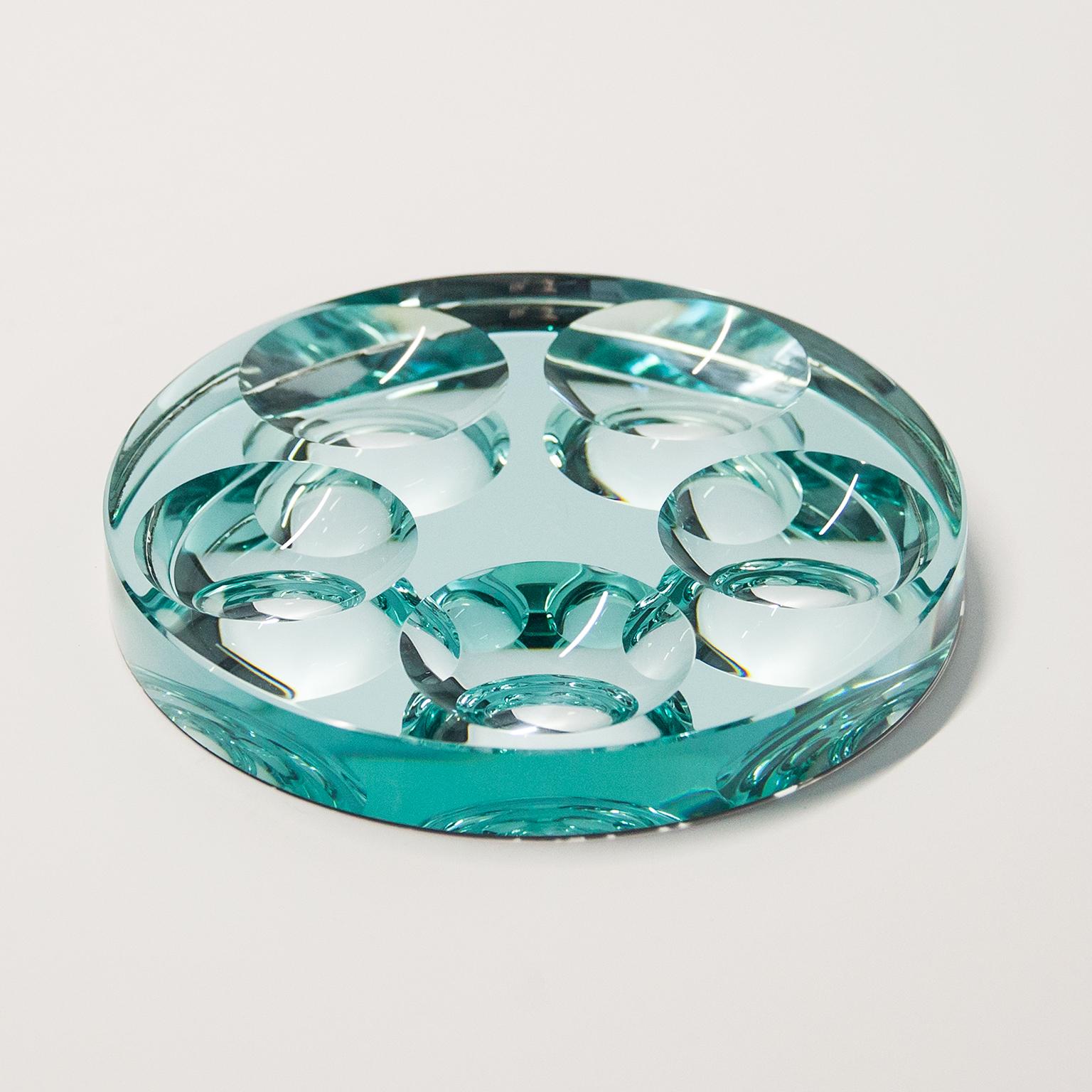 Set von 3 Fontana Arte Vide Poche-Glasschalen, 1960 (Mitte des 20. Jahrhunderts) im Angebot