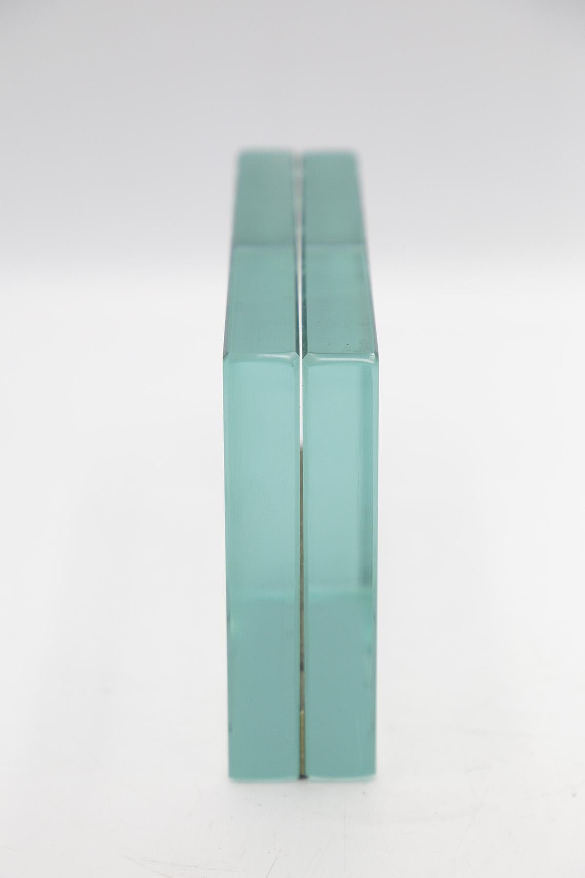 Mid-Century Modern Fontana Arte Vintage Glass Photo Frame