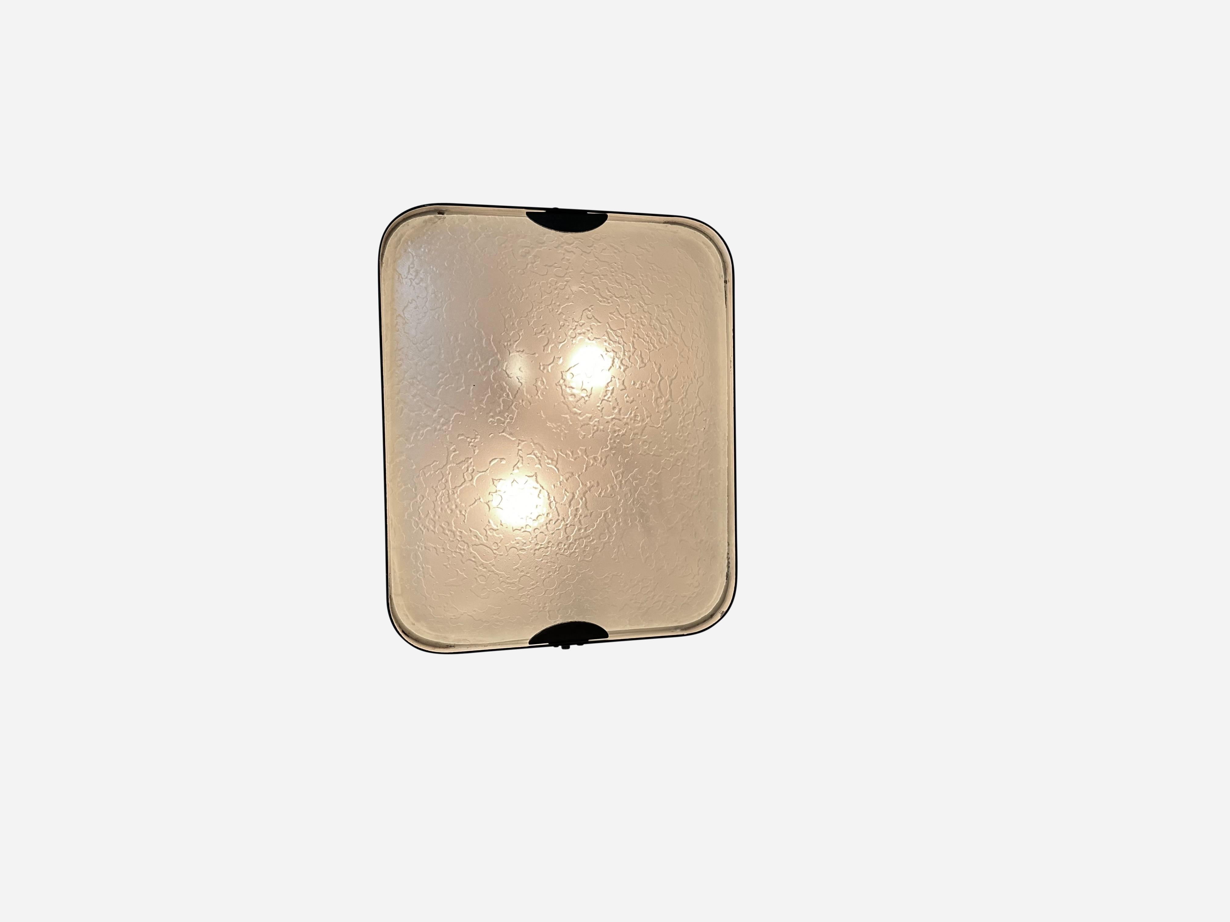 Italian Fontana Arte Wall Light circa 1960s For Sale