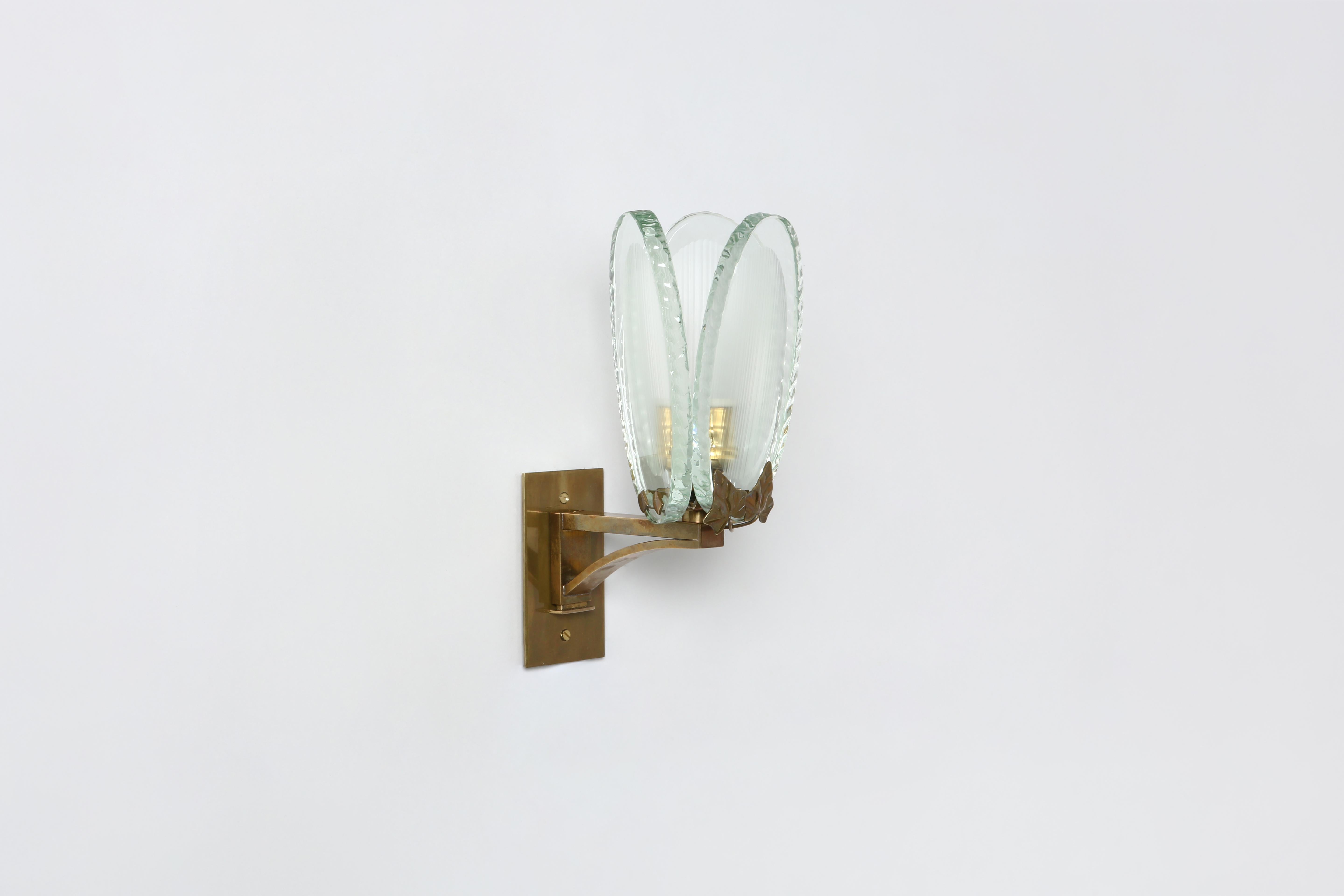 Fontana Arte Wandleuchte ca. 1960er Jahre (Italienisch)