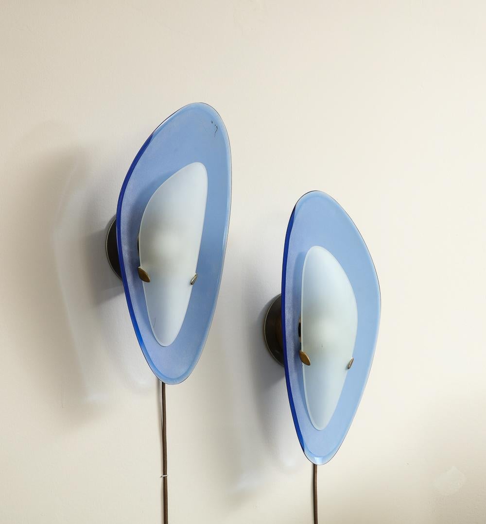Fontana Arte Wall Lights In Good Condition For Sale In New York, NY
