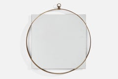 Fontana Arte, Specchio da parete, Ottone, Italia, anni '40