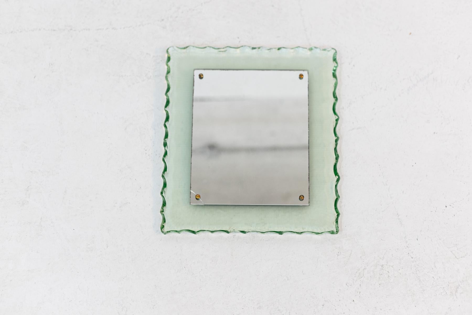 Fontana Arte Wall Mirror by Max Ingrand in Glass 3