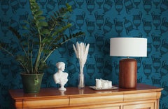 Fontana Azzurro Acquamarina Wallpaper - Essenziali Collection