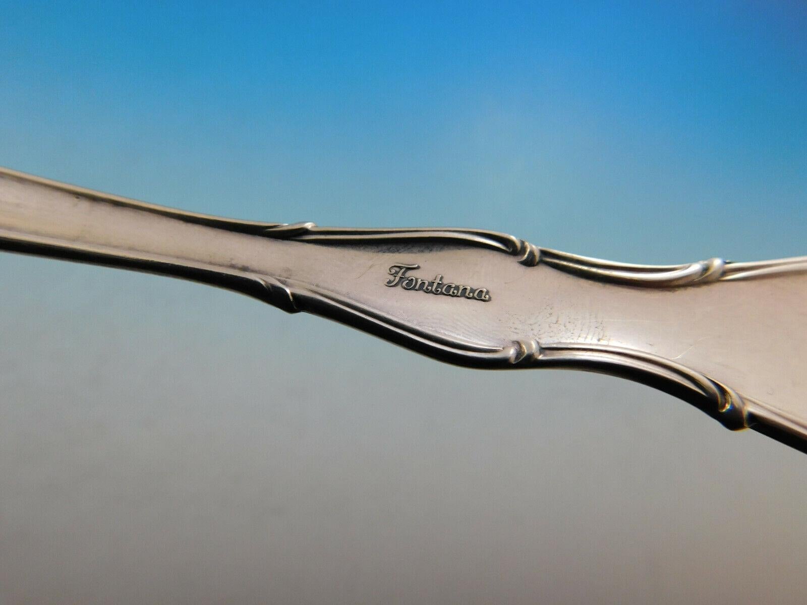 Argento 925 Fontana by Towle Set di posate in argento sterling per 6 persone 33 pezzi in vendita