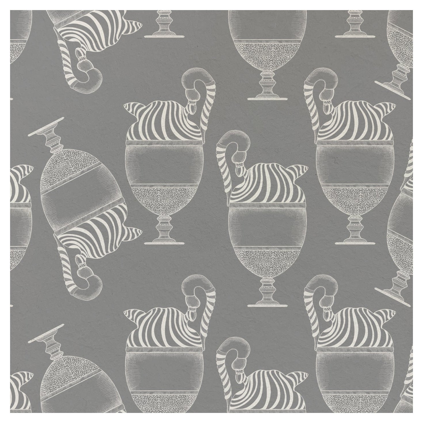 Papier peint Fontana Grigio Elefante, collection Essenziali