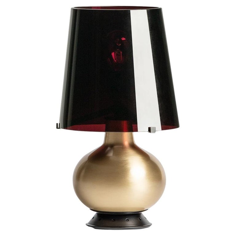 Fontana Medium Glass Table Lamp Designed by Max Ingrand in 1954 for Fontana Arte For Sale