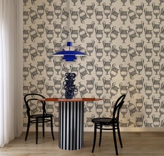 Fontana Zebrato Wallpaper, Essenziali Collection