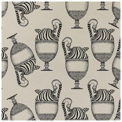 Fontana Zebrato Wallpaper, Essenziali Collection