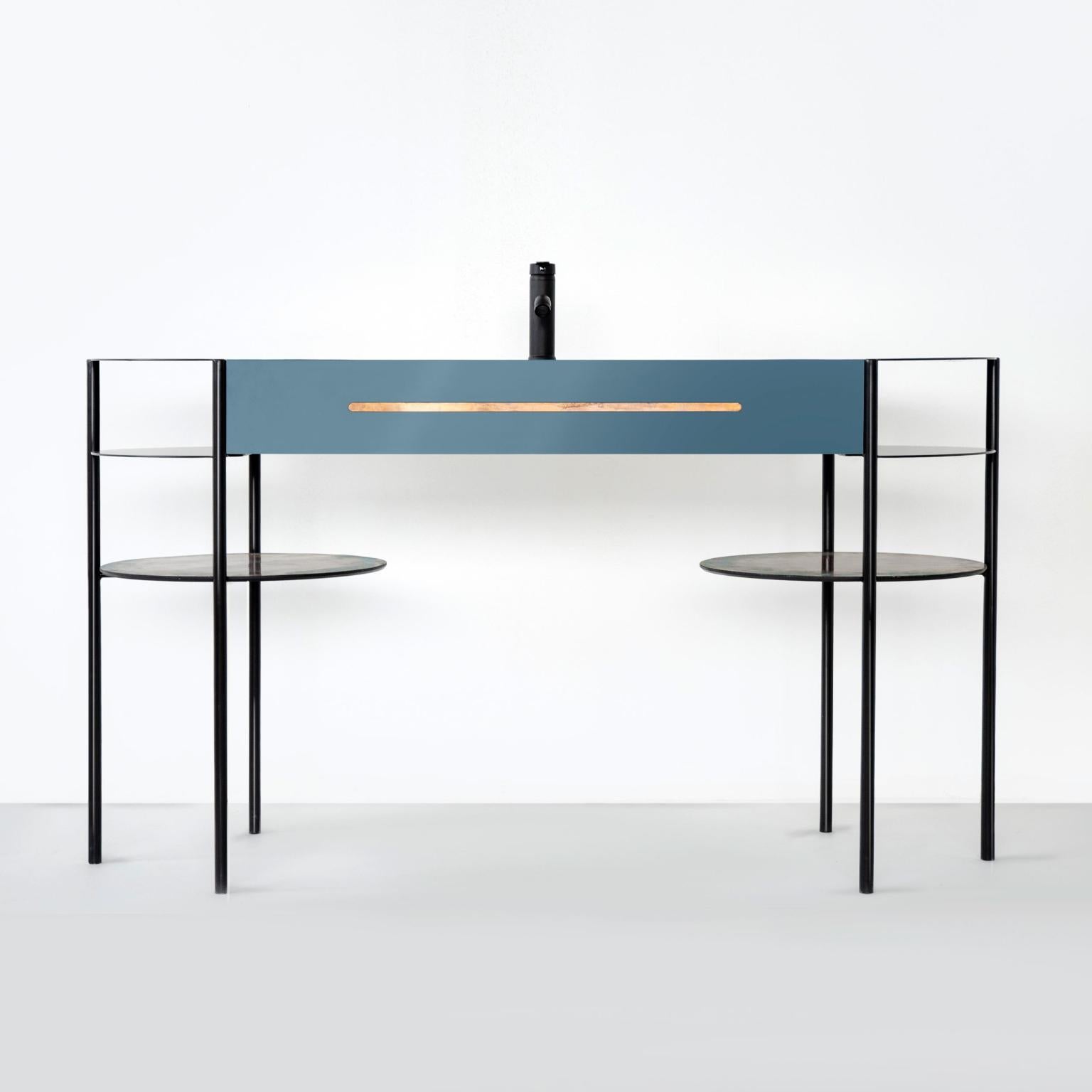 Métal Fontanae Nettuno Washbasin par Atlas Project en vente