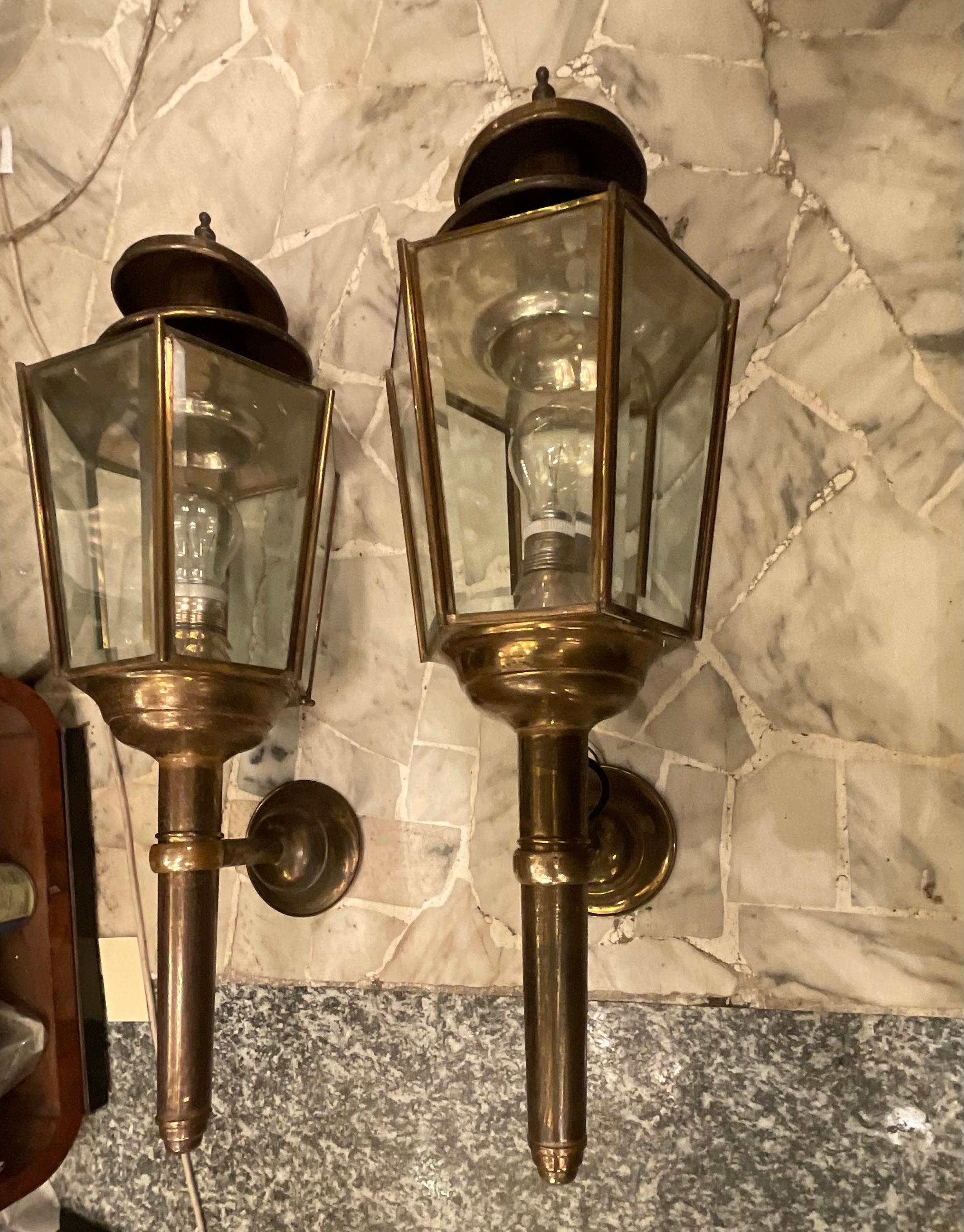 FONTANARTE - Peter Church - Great Couple  of wall sconces - 1950 For Sale 5