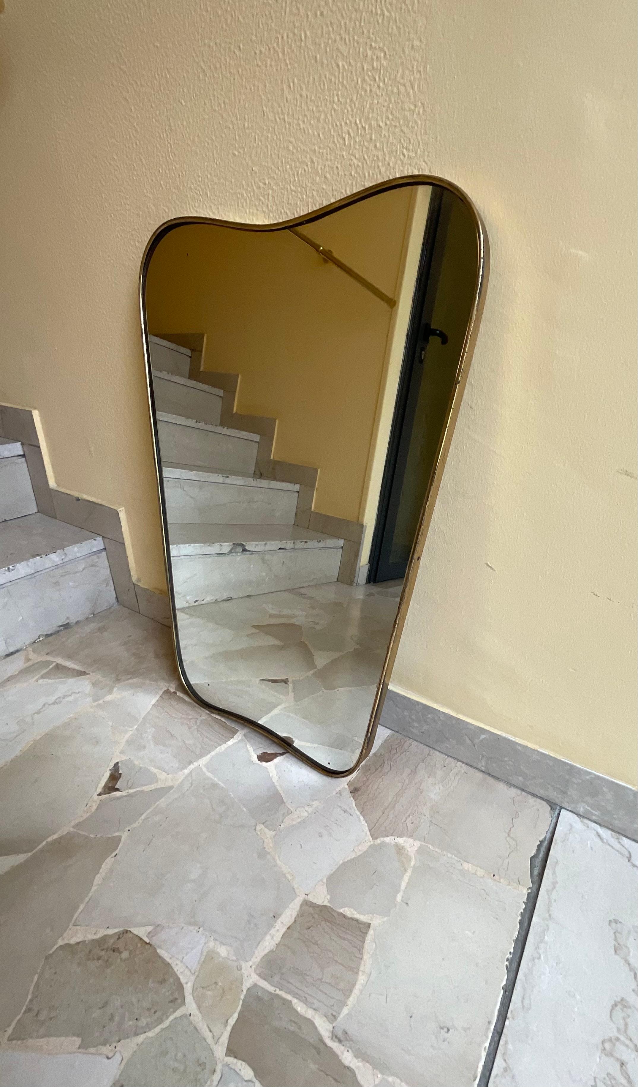 FONTANARTE - PIETRO CHIESA - Miroir des années 1950 - Made in. ITALIE en vente 5