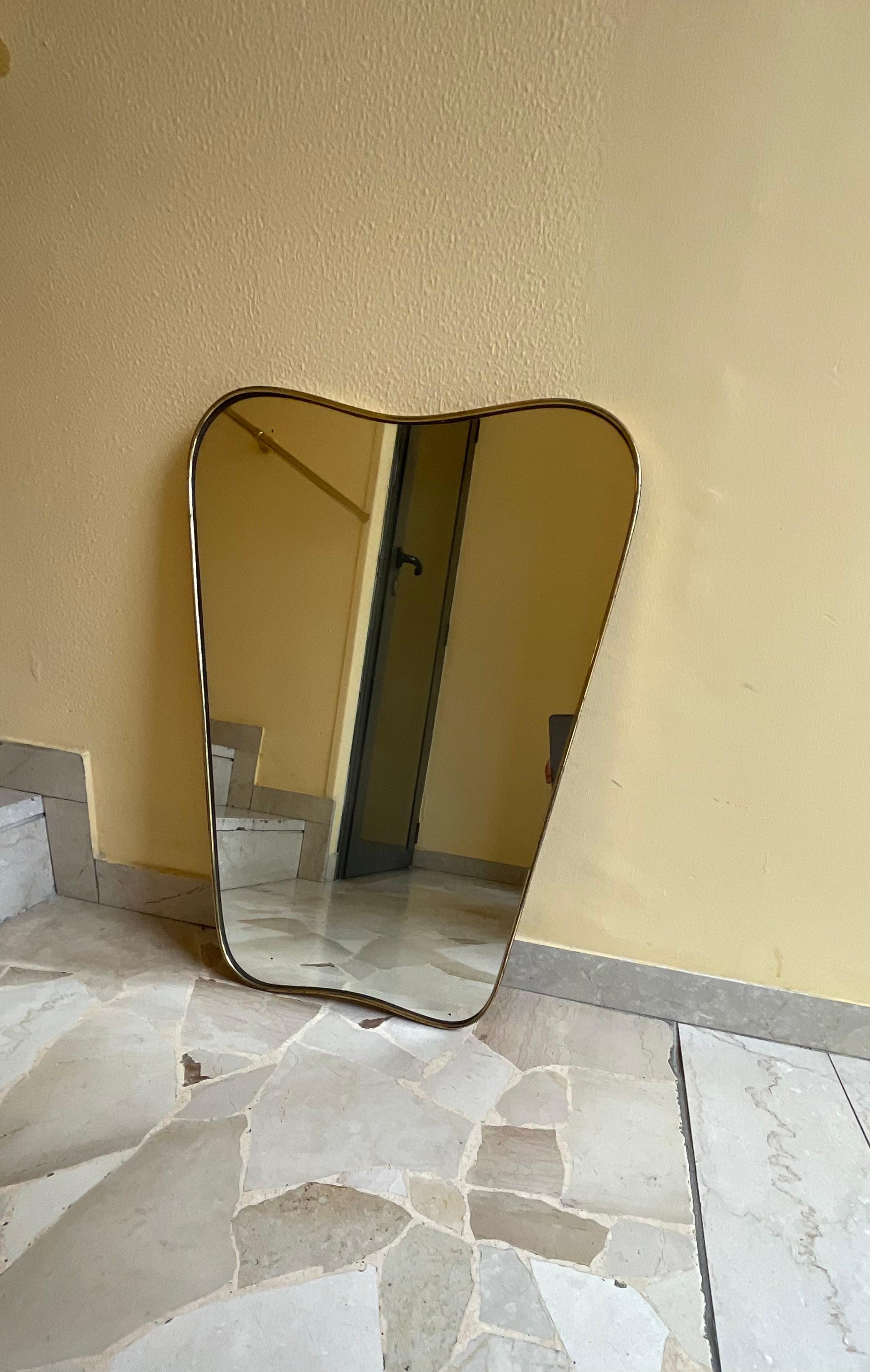 Mid-Century Modern FONTANARTE - PIETRO CHIESA - Miroir des années 1950 - Made in. ITALIE en vente