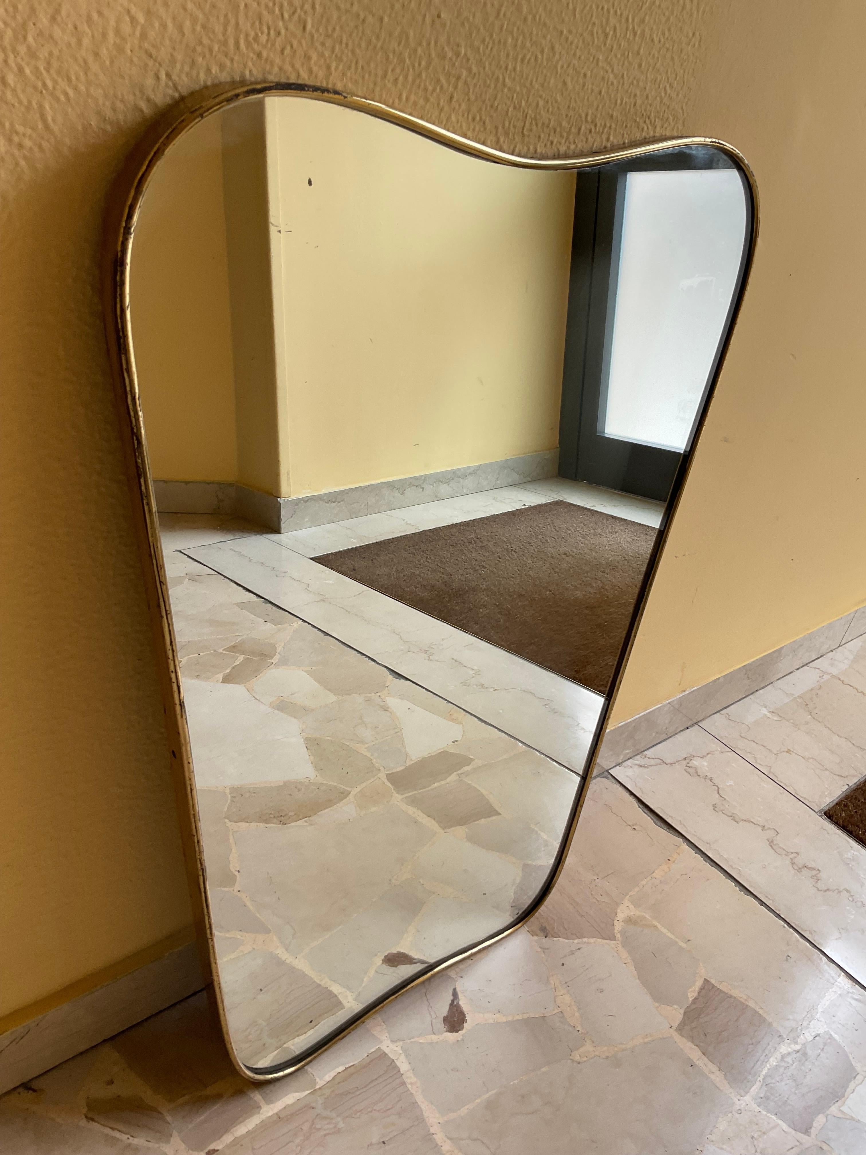Autre FONTANARTE - PIETRO CHIESA - Miroir des années 1950 - Made in. ITALIE en vente