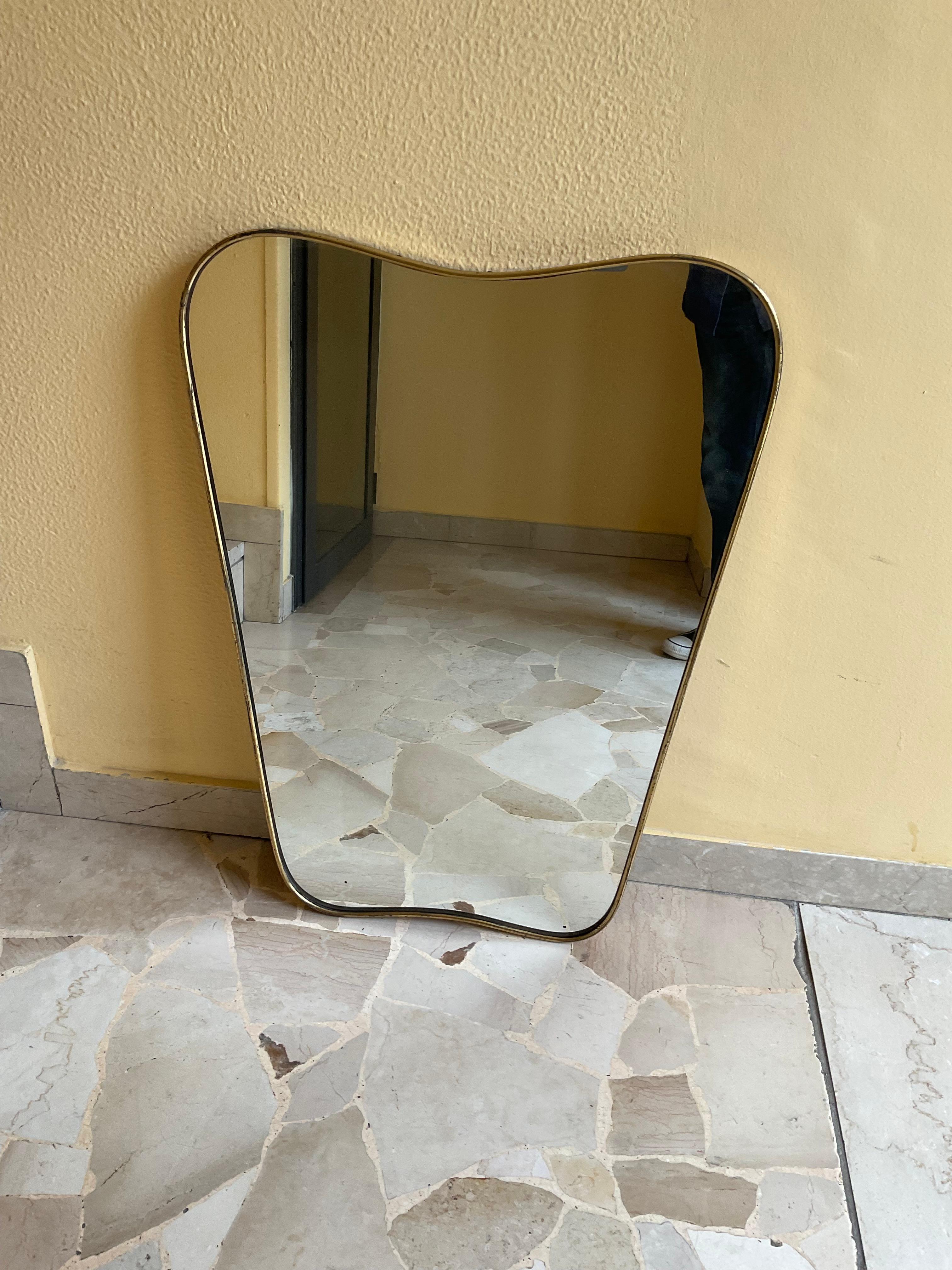 20th Century FONTANARTE - PIETRO CHIESA - Miroir des années 1950 - Made in. ITALIE en vente