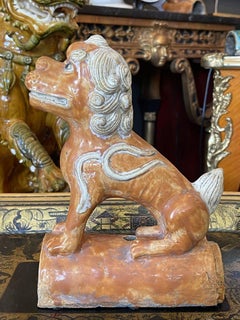 Foo Dog Figurine Roof Tile