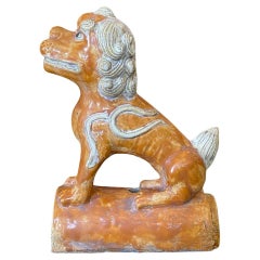 Foo Dog Figurine Roof Tile