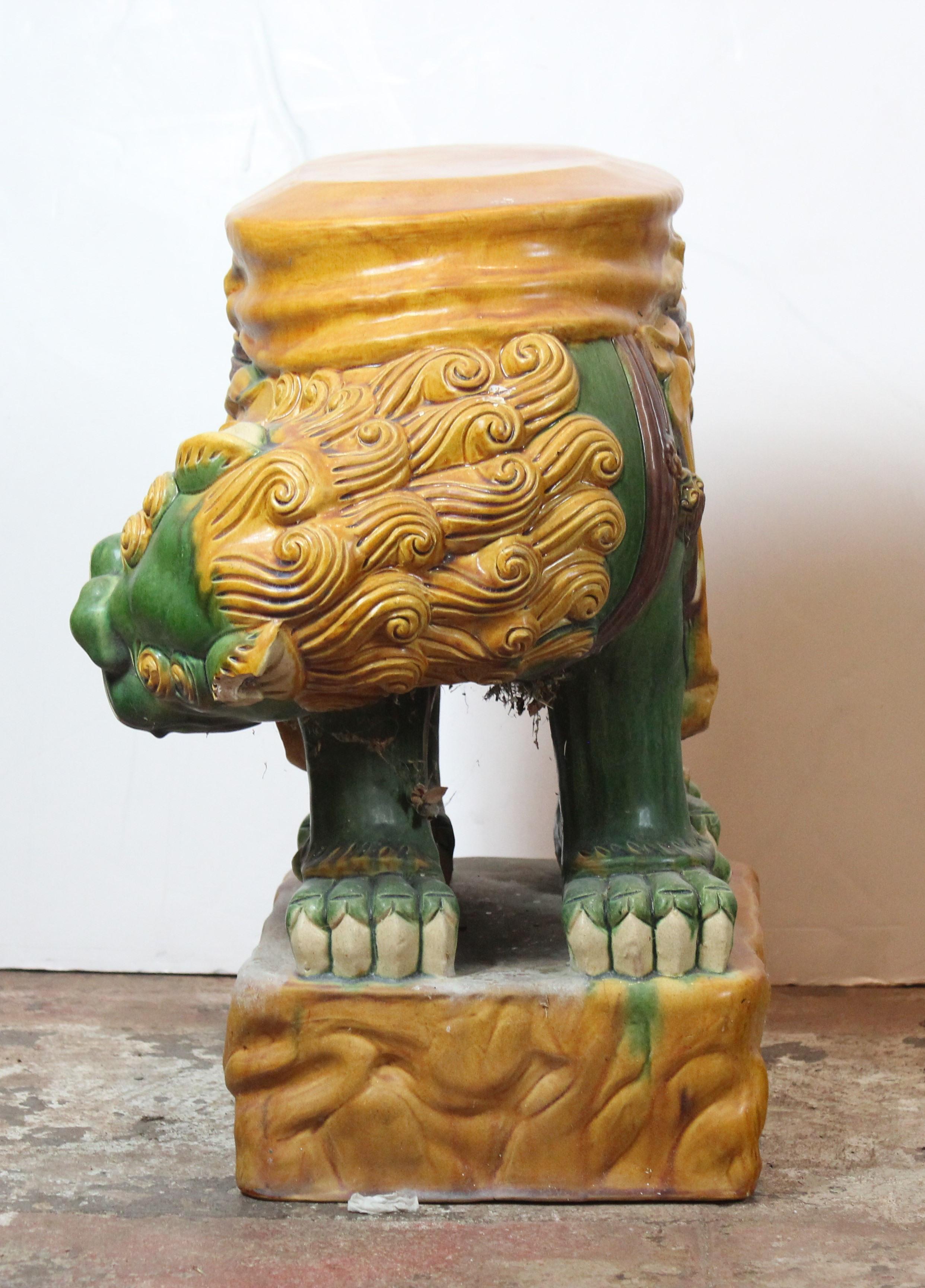Chinese Foo Dog Garden Seats