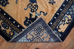 Foo Dog Pictorial Chinese 20th Century Wool Rug