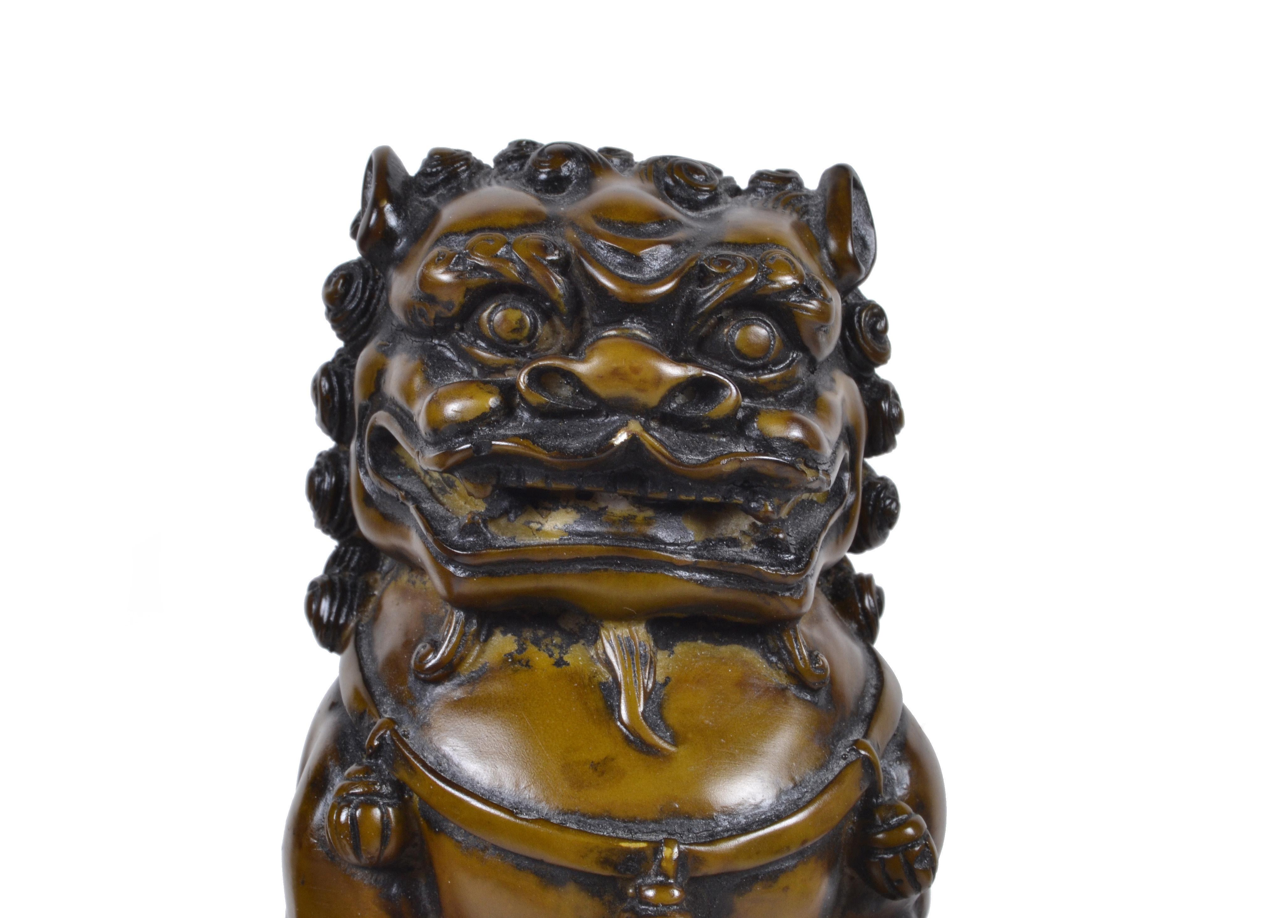 Chinoiserie Foo Dogs, Bookends, a Pair