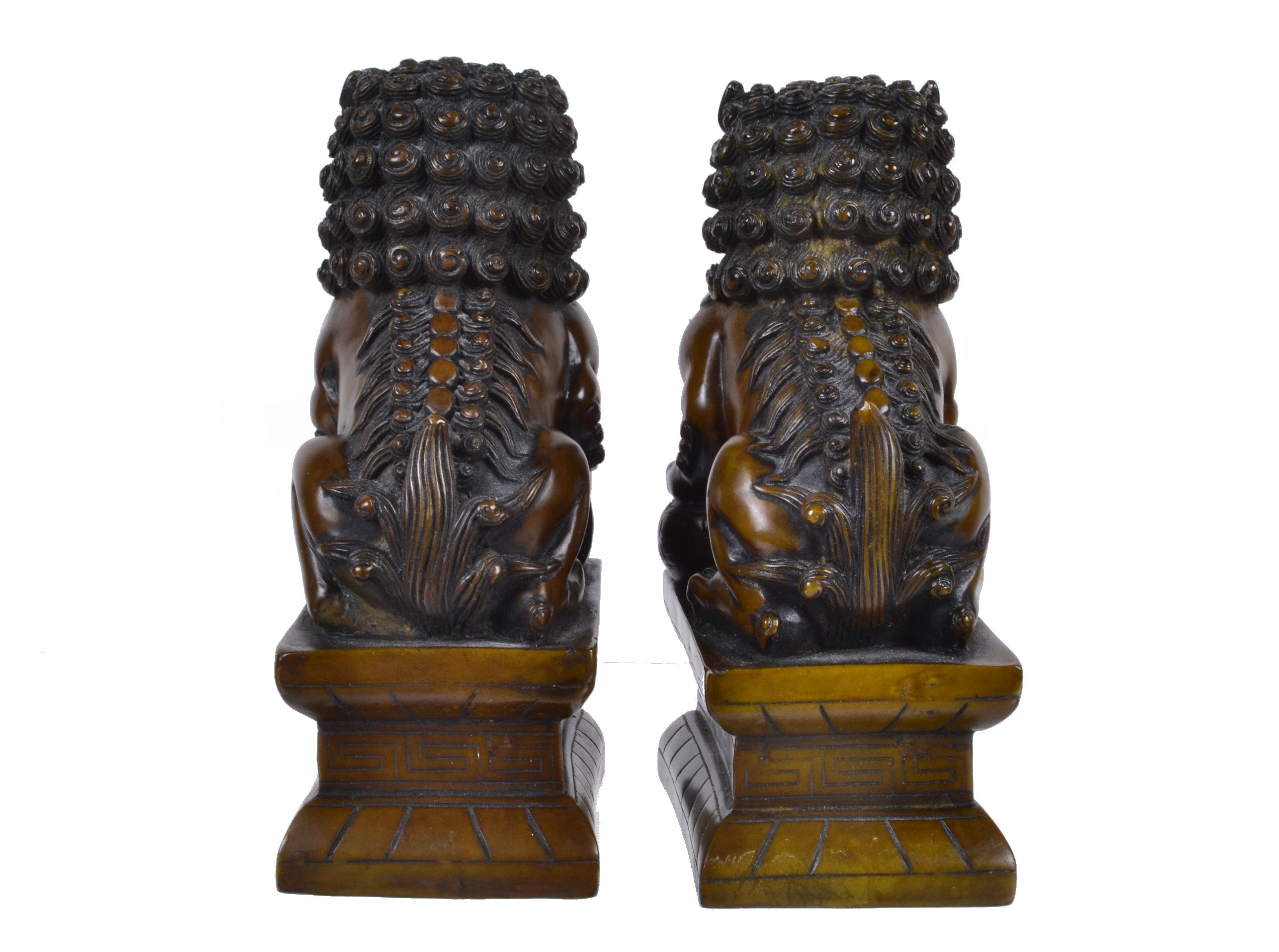 Foo Dogs, Bookends, a Pair 1