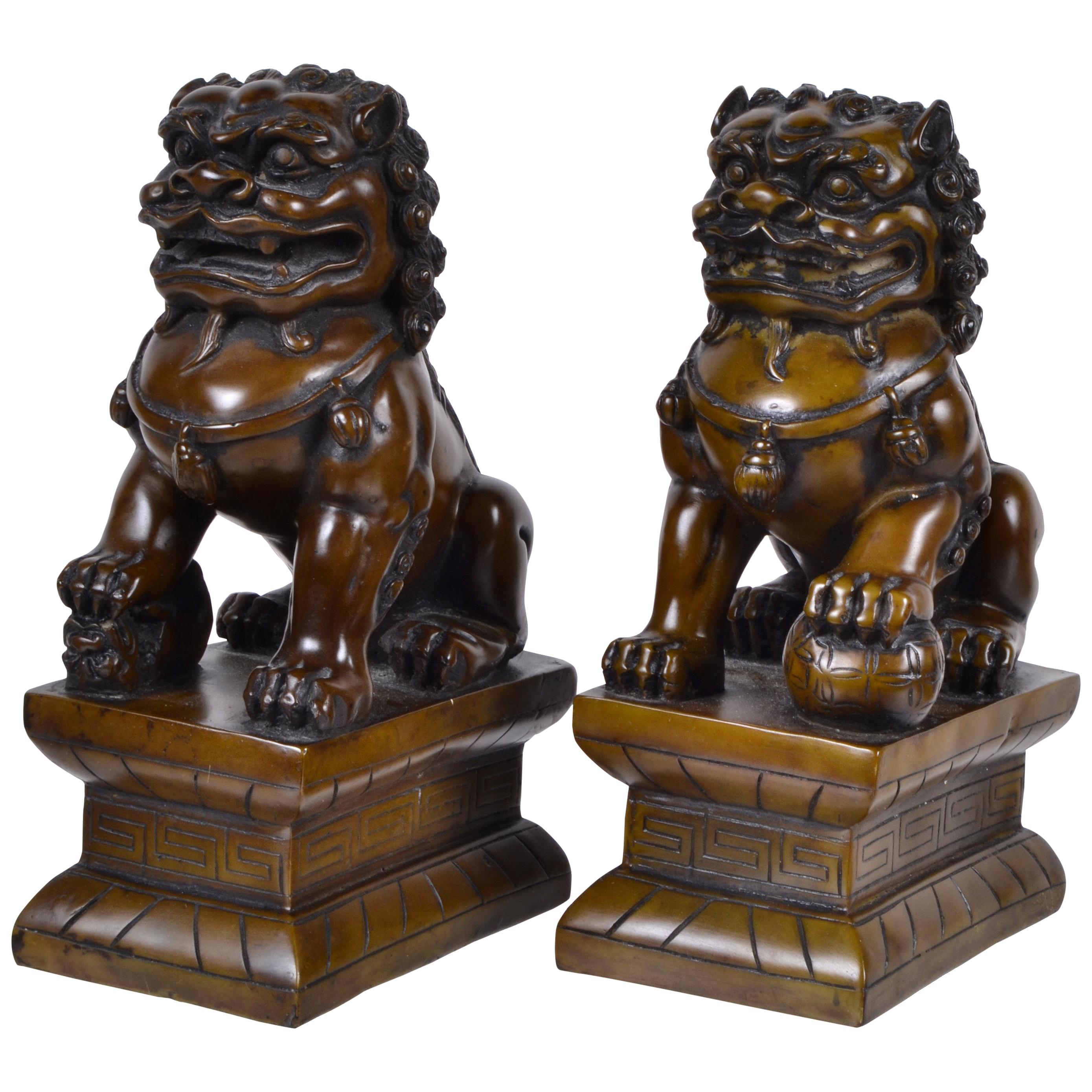 Foo Dogs, Bookends, a Pair