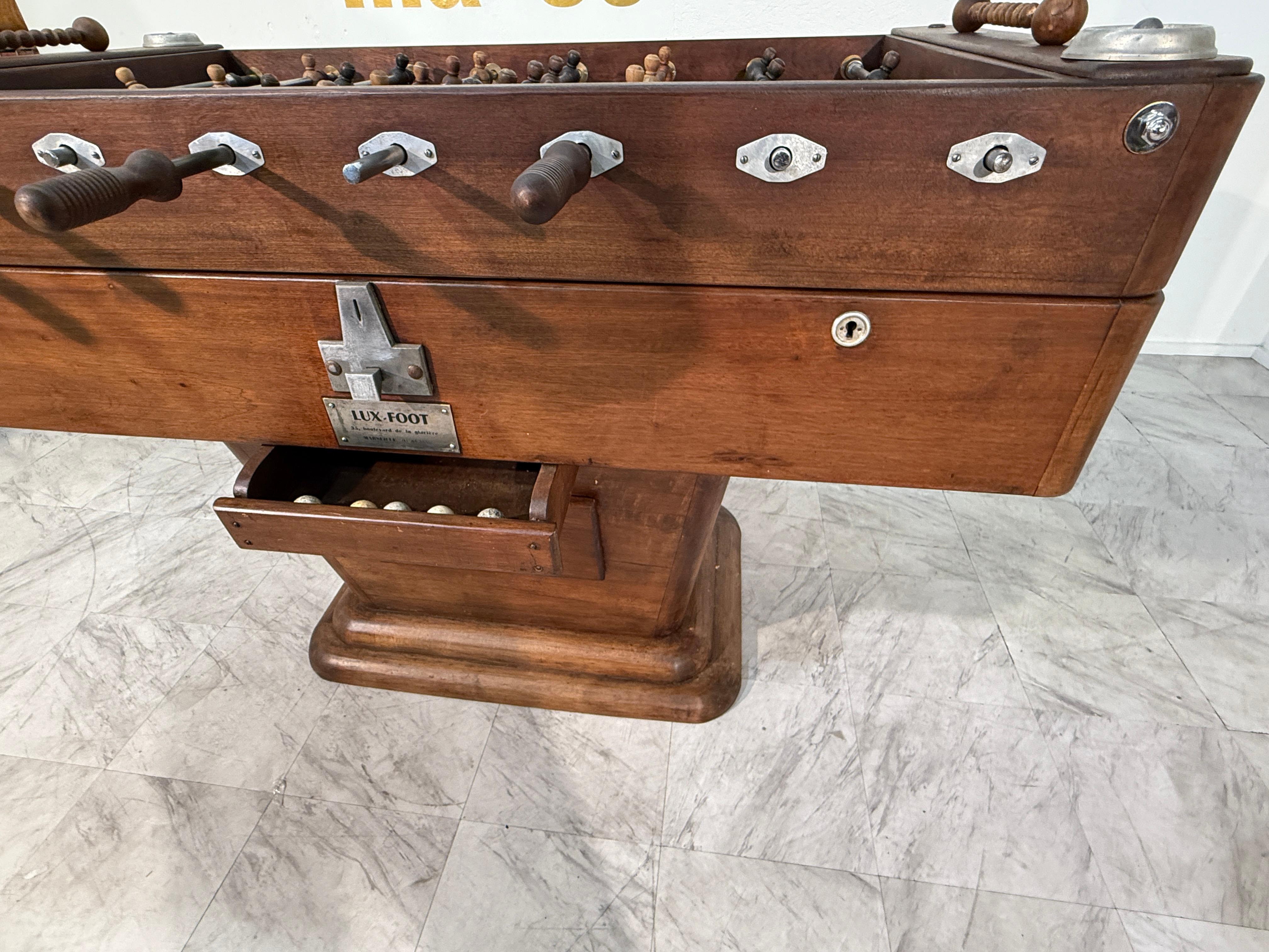 Foosballtisch von Lux-Foot. Frankreich 1950/60 im Angebot 2