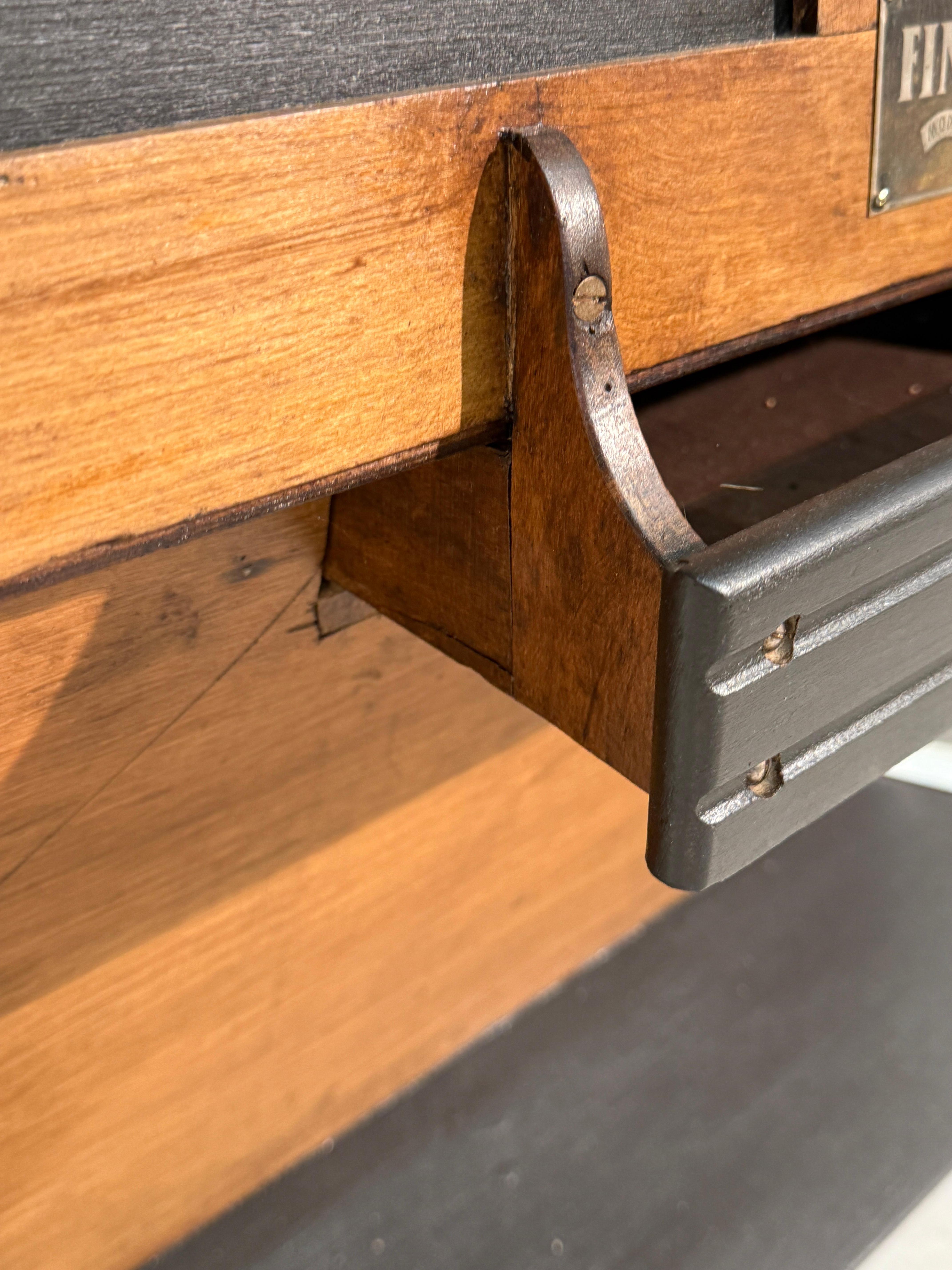 Metal Foosball table - vintage - France 1960 For Sale