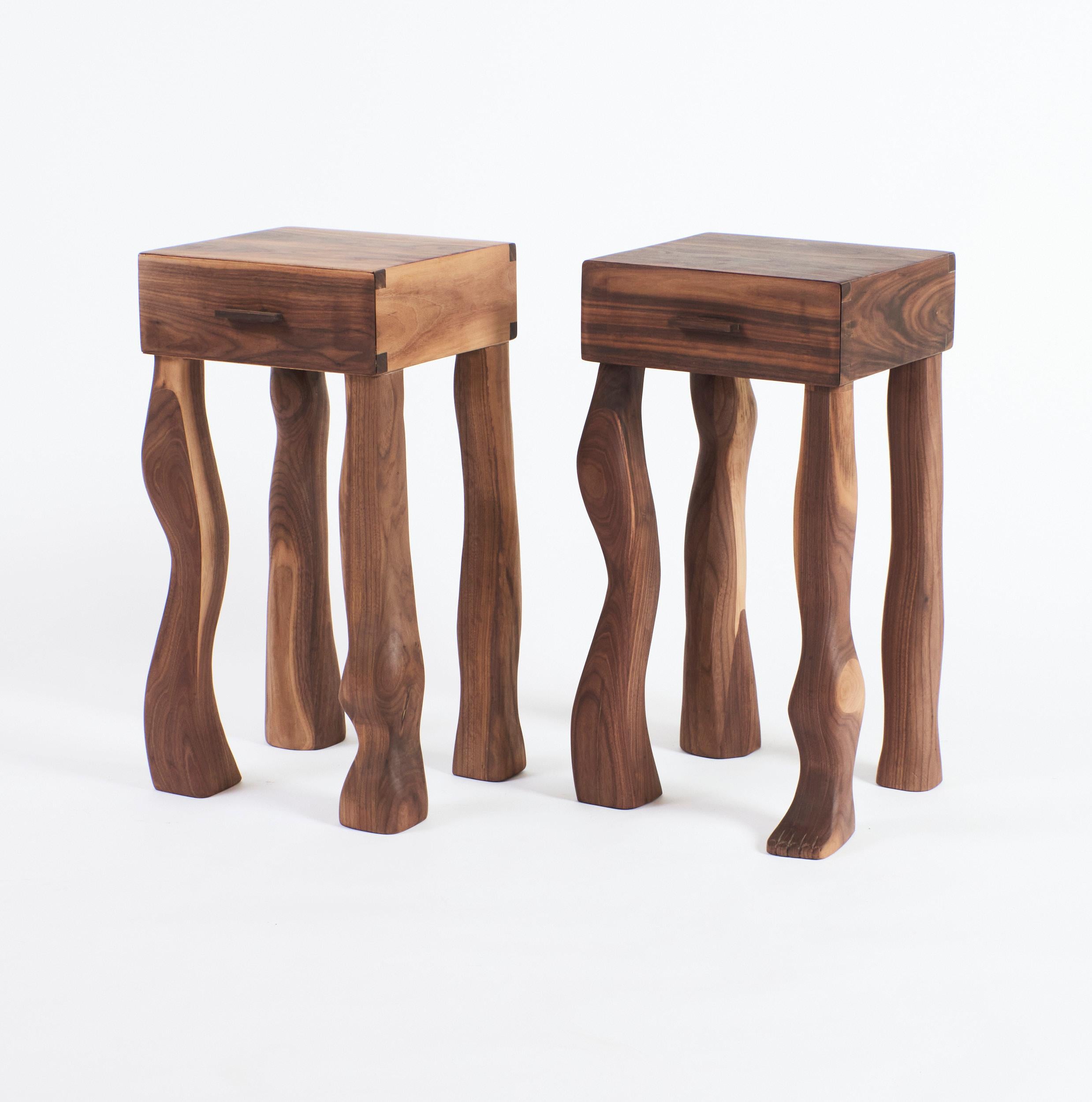 Portuguese Foot Side Table (Pair) For Sale