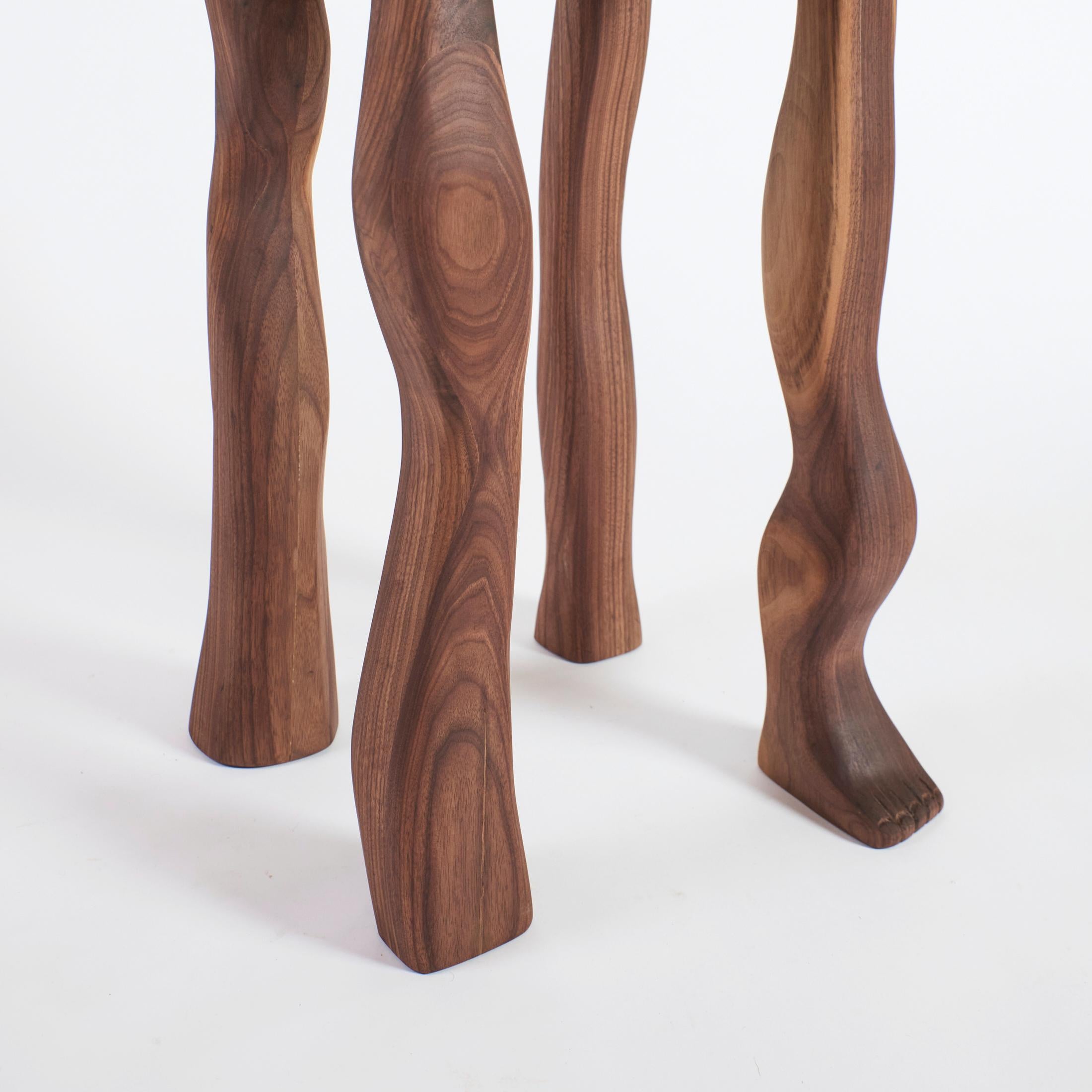 Foot Walnut Side Table With Drawer by Project 213A For Sale 4