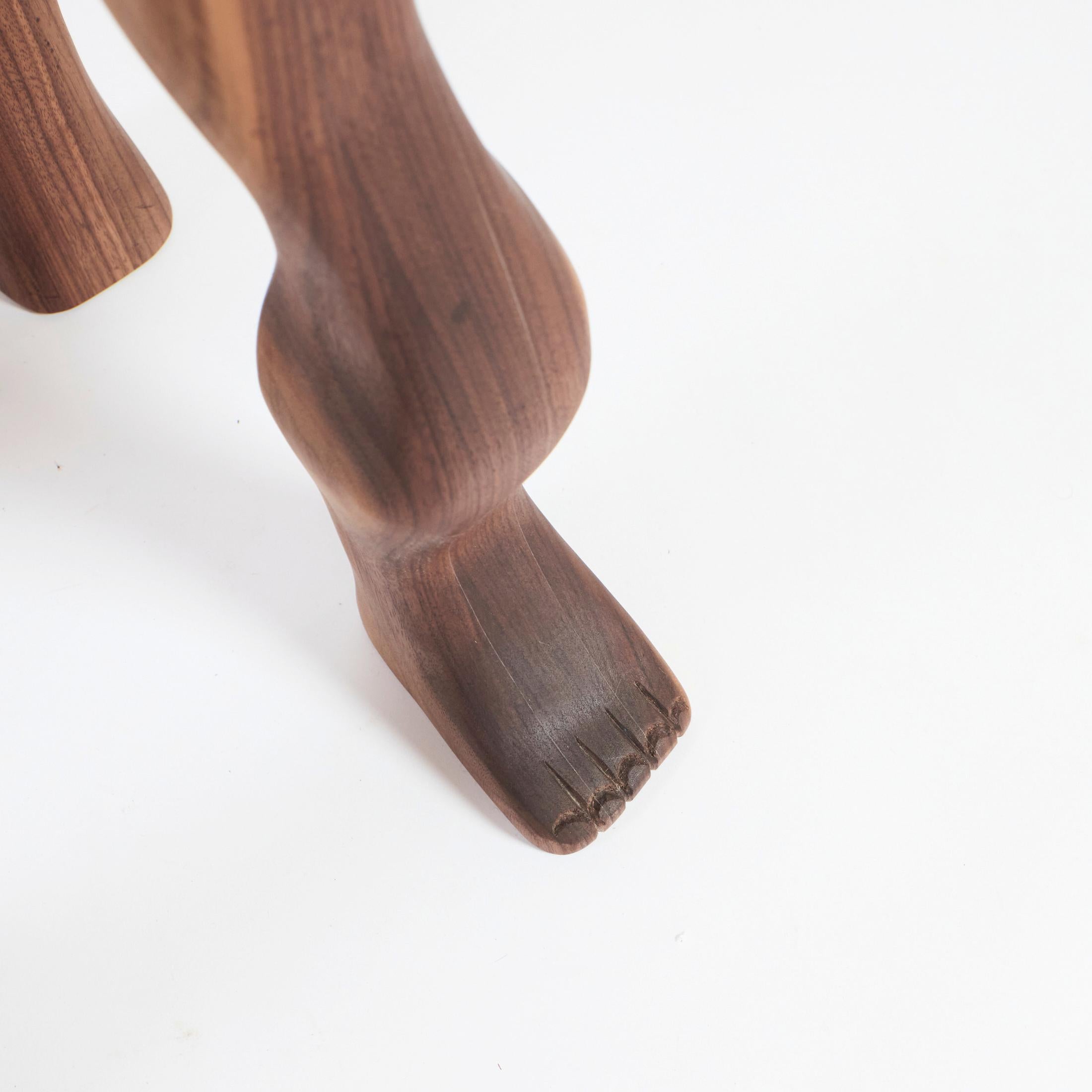 Foot Walnut Side Table With Drawer by Project 213A For Sale 3