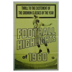 Football Highlights of 1960, Unframed Poster