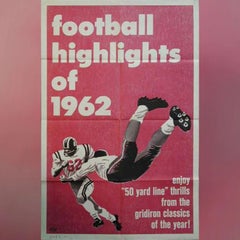 Football Highlights of 1962, Unframed Poster