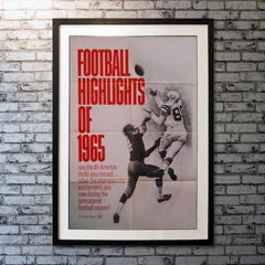 Football Highlights of 1965, Unframed Poster