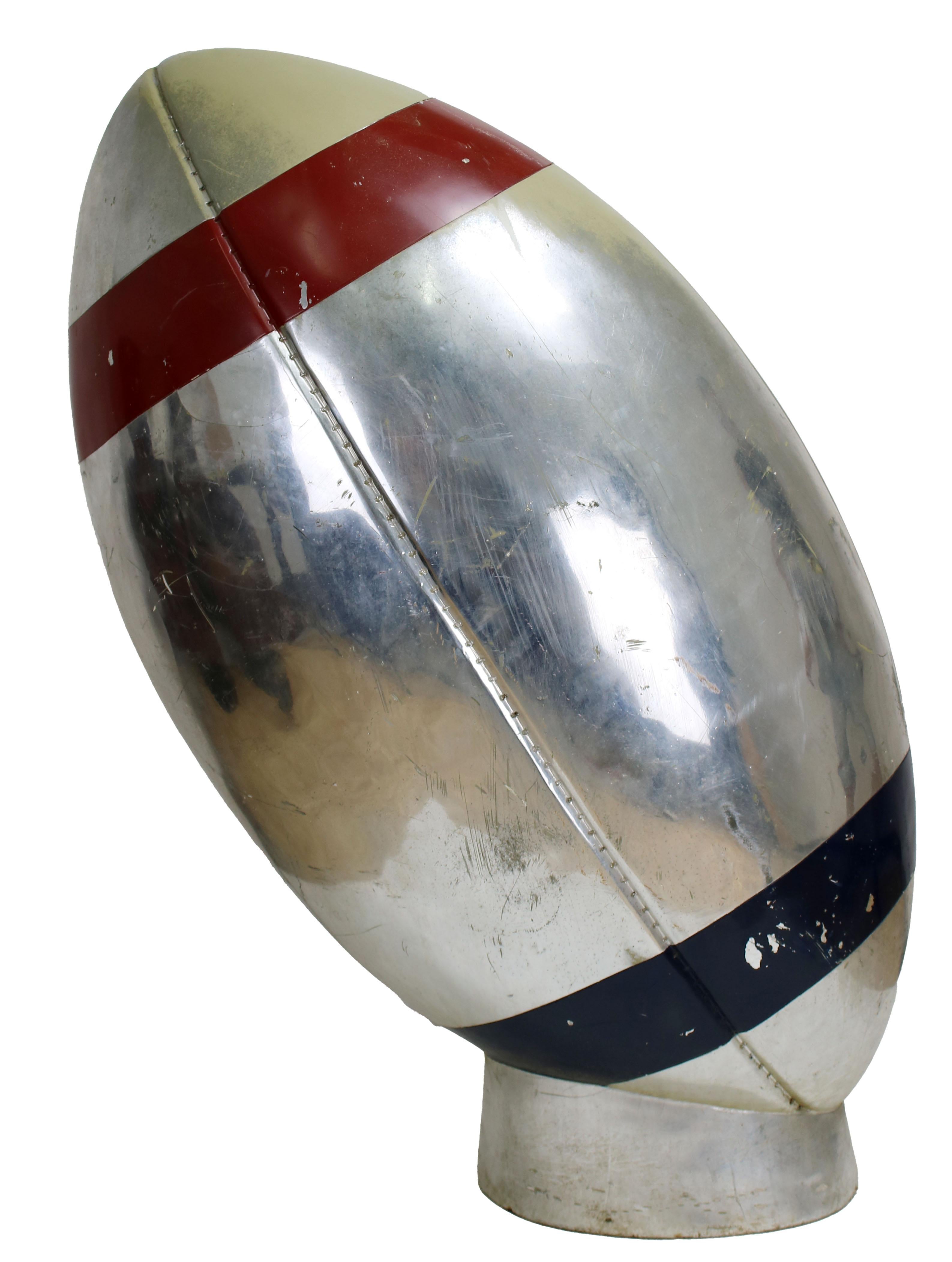 Late 20th Century Football Mascot Sculpture, Oversized, 60in High For Sale