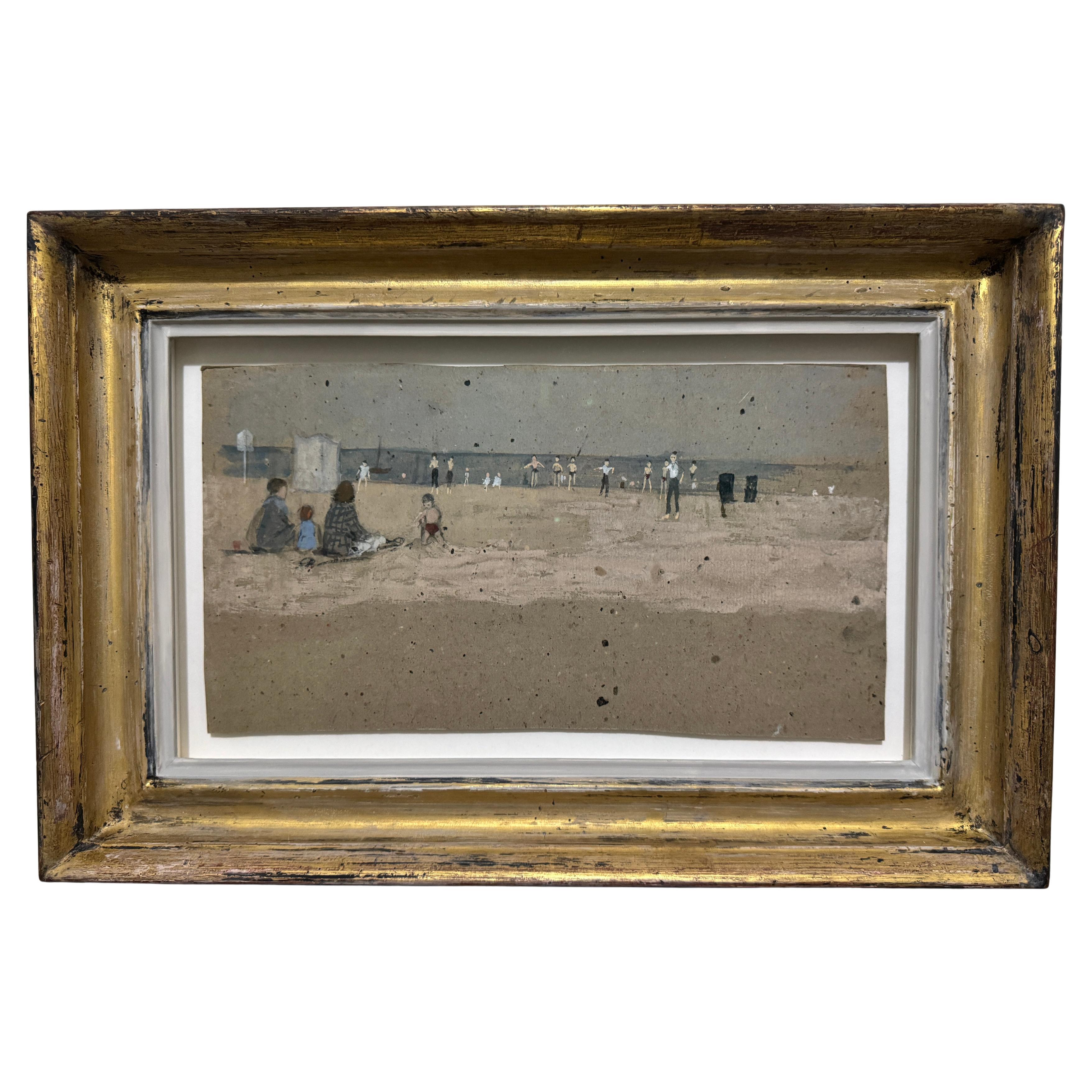 Fútbol en la playa" de Margaret Green (1925 - 2003) en venta
