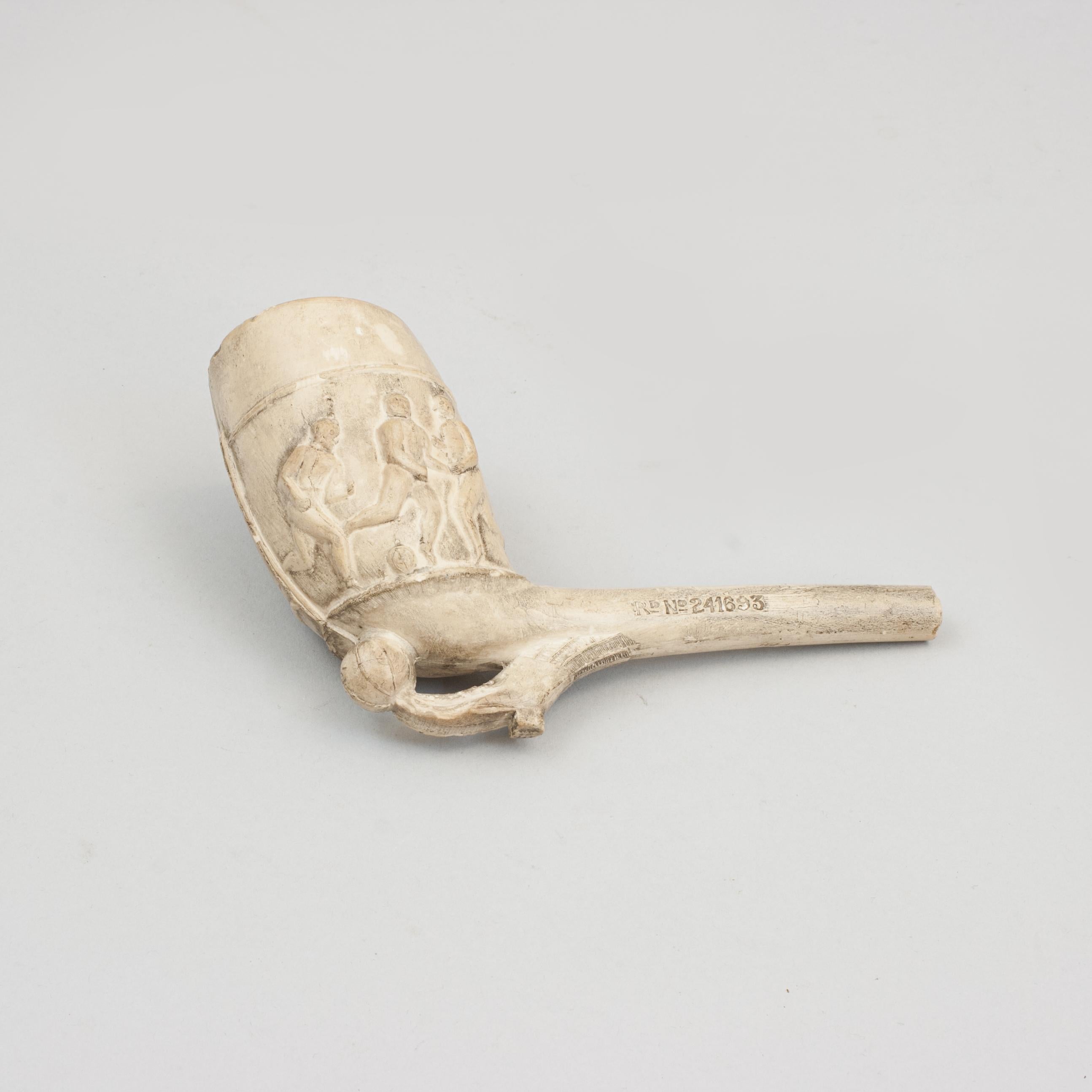 antique clay pipe
