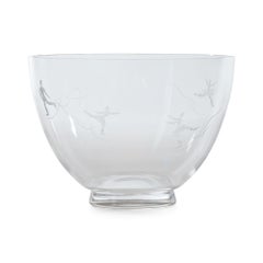 Footed Crystal Bowl by Edward Hald for Orrefors, 1938