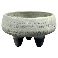 Footed Sage Ceramic Planter/Bowl