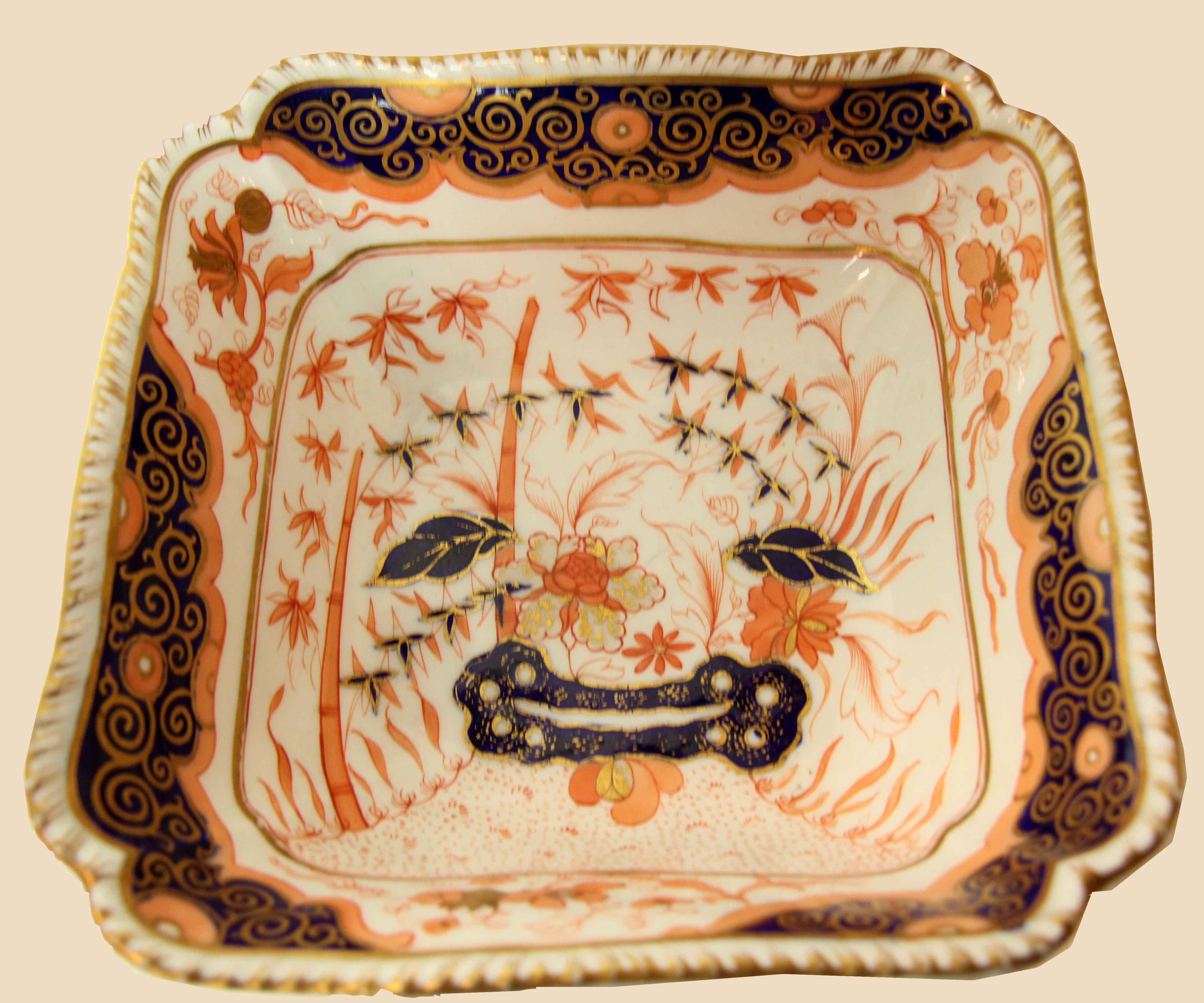 Mid-19th Century Footed Staffordshire Bowl For Sale