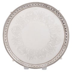 Salver d'argento con piede Londra, 1861