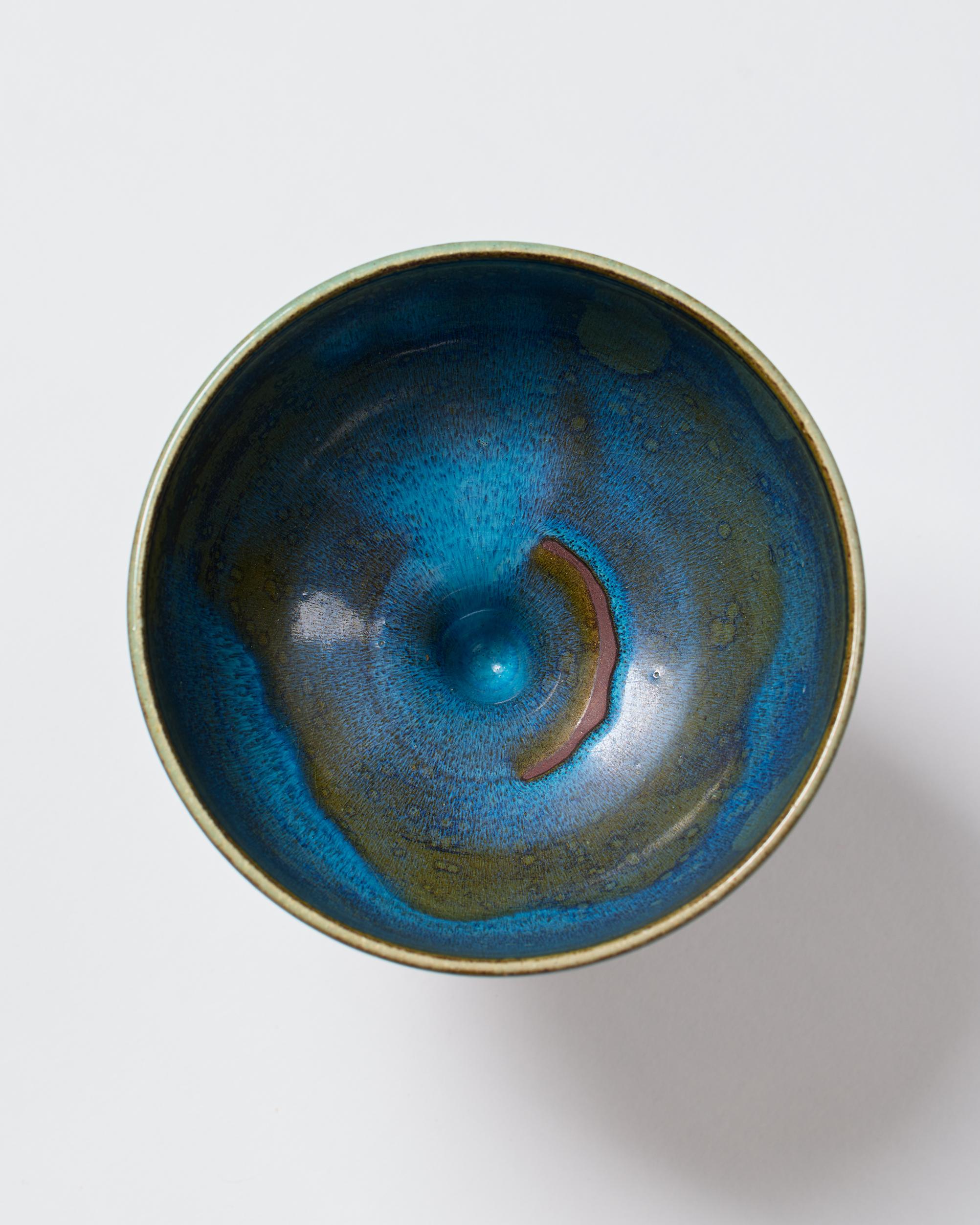 Footed vase, ‘Spirea’ designed by Wilhelm Kåge for Gustavsberg, Farsta, Sweden For Sale 1