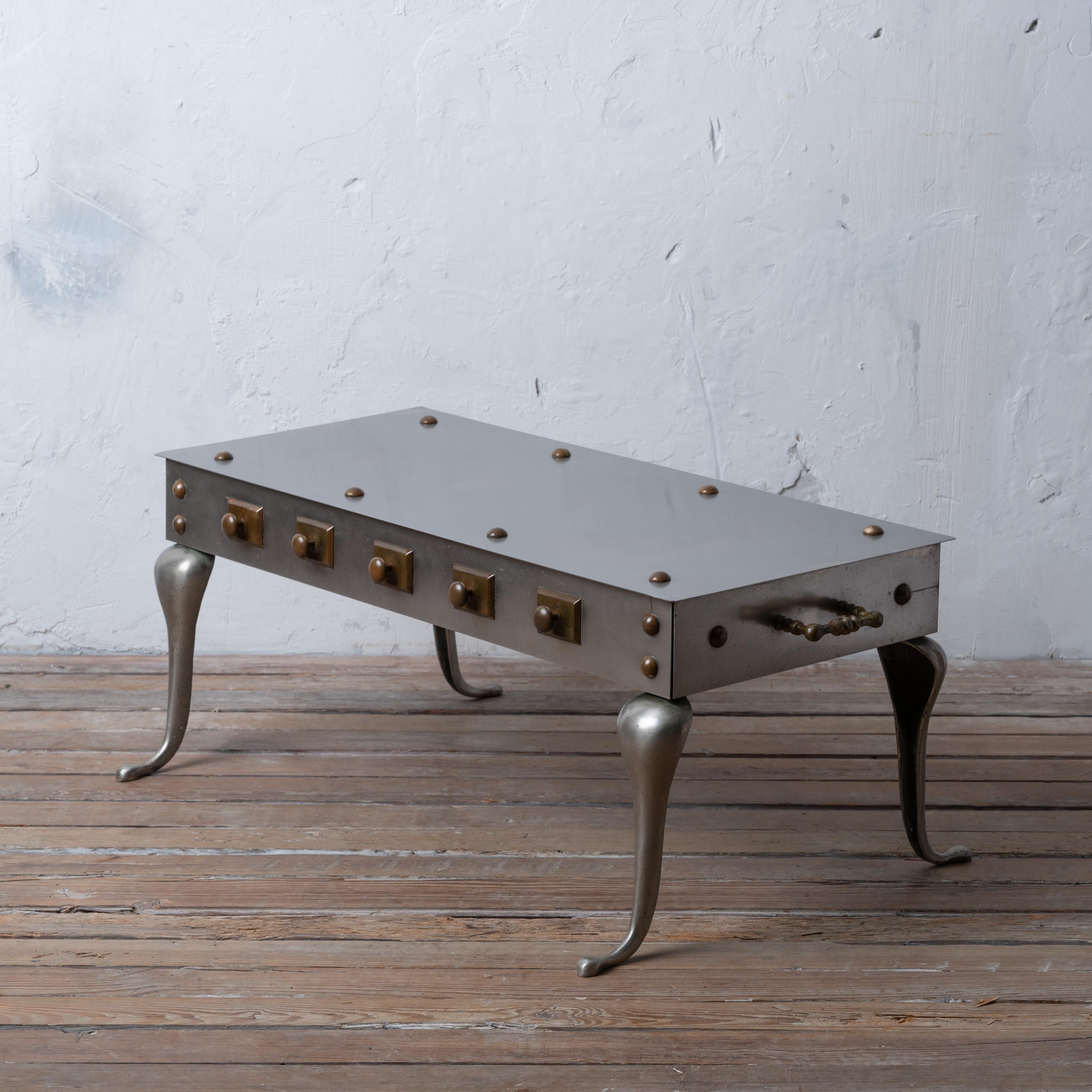 20th Century Footman Stool Coffee Table For Sale
