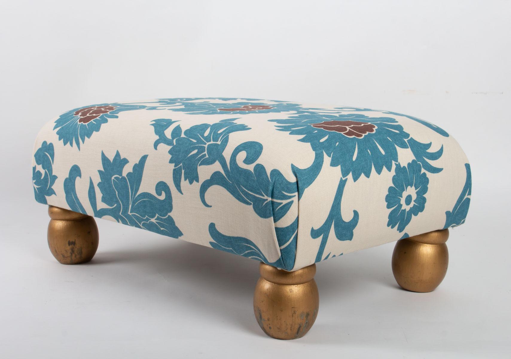 Mid-20th Century Footstool Art Deco Style For Sale