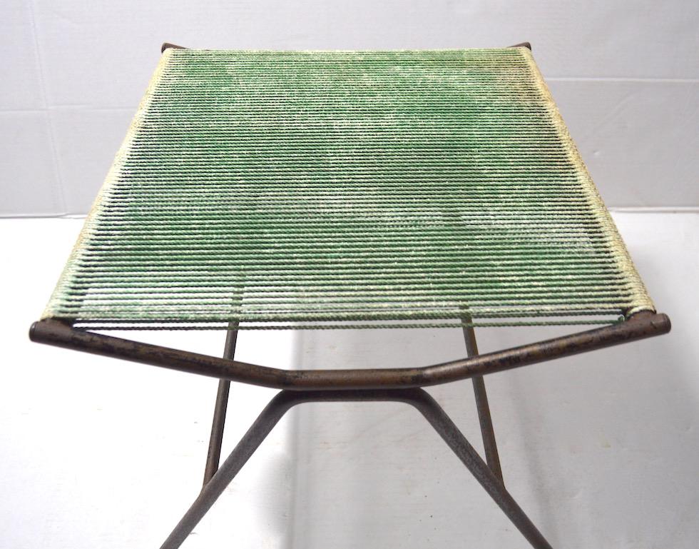 Mid-Century Modern Footstool Ottoman Bench by Allan Gould