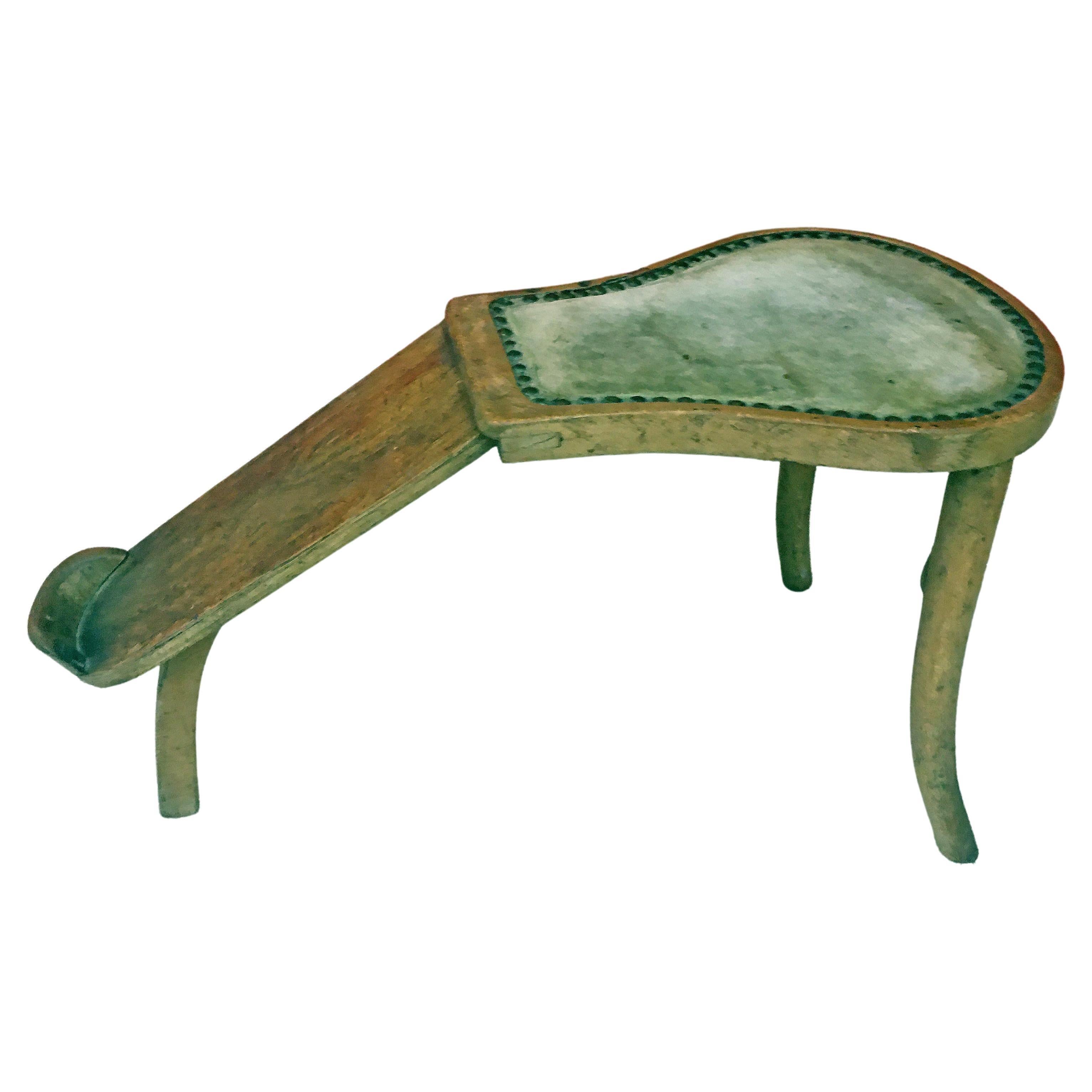 Footstool, Shoe Stool, Viennese Secession, circa 1880 For Sale