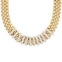 Fope 0.50ct Diamond Panorama Necklace Vintage Fope 0.50ct Diamond Panorama Necklace