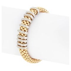 Fope 0.74ct Diamond Panorama Bracelet Vintage Fope 0.74ct Diamond Panorama Bracelet