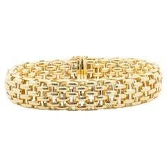 Fope 18 Karat Gelbgold Mesh-Armband